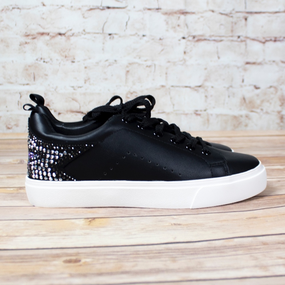 Black Madden sparkle star sneakers - Picture 4 of 8